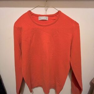 Vintage 100% Wool Orange Sweater